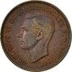 Monnaie, Grande-Bretagne, George VI, Farthing, 1943, TTB, Bronze, KM:843 - B. 1 Farthing