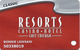 Resorts Casino - East Chicago, IN USA - Slot Card - No Logos On Reverse - Casino Cards
