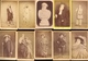 Photographie CDV : X22 Photos Artiste Comédien Costumes Théâtre Moine Jeu De Cartes Squelette Fiction Arabe Juge Trucage - Professions