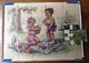 Rare Puzzle En Bois Illustrateur Germaine Bouret Enfants Pique Nique Tire Bouchon Vin 16 Pièces à 24,5 Cm Par 17,8 Cm - Bouret, Germaine