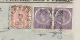 Nederlands Indië - 1905 - 2x 25 Cent Veth + 5 Cent Cijfer Op R-business Cover Van Soerabaja Naar Oldenzaal / NL - Nederlands-Indië