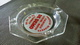 CLAMECY - CENDRIER PUBLICITAIRE VERRE + Sérigraphie - DE DEMO TRAITEUR -11cm - VERRE FRANCE - Ashtrays