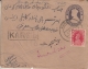 India 1940's  KG VI Franked  KARGIl  ( Ladakh ) Registered Cover To Amritsar   #  95314    Inde Indien - 1936-47 King George VI