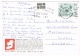 RB 1160 -  1974 Postcard - Bunratty Castle - County Clare Ireland Eire - 3 1/2p Rugby Football Stamp - Clare