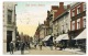 RB 1162 - 1912 Postcard - High Street Bedford - Policeman &amp; Rose Hotel - Bedford