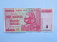 Billet ZIMBABWE De ONE HUNDRED MILLION (100 000 000) Dollars - Zimbabwe