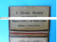 F. MISSLER - BREMEN Germany Antique Canvas Emigrants Ticket And Passport Wallet Late 1800's & Early 1900's * Ship Schiff - Other & Unclassified