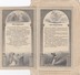 PREMIERE COMMUNION 1898.  MAGNIFIQUE CANIVET (LE CHRIST EN FILIGRANE COULEUR AU DESSUS DU CALICE). + 2 IMAGES. / 7696 - Religion &  Esoterik