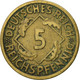 Monnaie, Allemagne, République De Weimar, 5 Reichspfennig, 1925, Stuttgart - 5 Rentenpfennig & 5 Reichspfennig