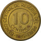 Monnaie, Pérou, 10 Centimos, 1985, Lima, SUP, Laiton, KM:293 - Peru