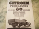 ANCIENNE PUBLICITE POID LOURD CITROEN 1931 - Camions