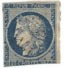 Timbre Cérès 25c N°4 France 1849 -1850 - 1849-1850 Cérès