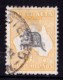 Australia 1918 Kangaroo 5/- Grey &amp; Yellow 3rd Watermark Used - Listed Variety - Used Stamps