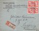 DEUTSCHES REICH - RECO 1925 ELSTERBERG -> LEIPZIG Mi #373 - Covers & Documents