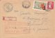 FOX, NUCLEAR REACTOR, STAMPS ON REGISTERED COVER, 1966, ROMANIA - Briefe U. Dokumente