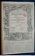 3 X Romania Roumanian Public Dept Gold Loan Of 500 - 2500 Lei Aur, 19,16 Pound Sterling, Bukarest 1913 Uncancelled - Banque & Assurance