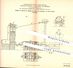 Original Patent - Ch. Estcourt U. Maurice Schwab / Manchester , Harrison Veevers , Lakes Duckinfield | Reinigung Von Gas - Historische Dokumente