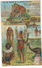 Chromo Liebig  Archipel Bismarck Nlle Pomeranie Volcano Pere Et Fils Casoar Porcelaine Coquillage Monnaie Nude Fetichism - Papua New Guinea
