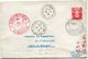 JAPON LETTRE AVEC CACHET ROUGE ILLUSTRE DEPART TOKYO OSAKA ASAHI 25-7-1925 POUR LA FRANCE (82 Plis Transportés) - Covers & Documents
