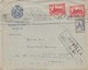 LETTRE ESPAGNE.  1937. HOTEL MAJESTIC SEVILLA POUR NARBONNE. PAR LISBOA. CENSURA MILITAR SEVILLA - Covers & Documents