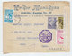 Turkey/France DOUBLE CENSORED COVER 1945 EGYPTIAN CENSORSHIP - Other & Unclassified