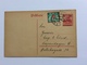 Danzig Ganzsache 1920 Postkarte Michel P7 + Mi. 130  Gestempelt 1923> Dänemark (Poland Polen Brief Cover Denmark - Postwaardestukken