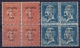 France Yv 264 + 265 2*  Postfrisch/neuf Sans Charniere /MNH/**  + 2* MH/* Falz/ Charniere  Block De 4 - Neufs