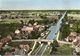 CPSM Dentelée - SUNDHOUSE (67) - Vue Aérienne Du Village Et Du Pont Du Canal Dans Les Années 60 - Sonstige & Ohne Zuordnung