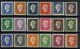 FRANCE - LOT DE 18 TIMBRES NEUFS** SANS CHARNIERE TYPE DULAC - 1944-45 Marianne Of Dulac