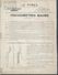 DOCUMENT COMMERCIALE DE 1922/23 LE PYREX VISCOSIMETRES BAUME + 3 BULLETIN D ETALONNAGE VAS PARIS RUE CLEMENT : - Matériel Et Accessoires