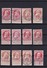 GROSSE BARBE Oblitérations Diverses    : 92 Timbres - 1905 Grosse Barbe