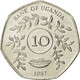 Monnaie, Uganda, 10 Shillings, 1987, SPL, Nickel Plated Steel, KM:30 - Oeganda