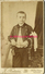 CDV Collégien En Uniforme En Tenue De Communiant-photo Fontaine à Rouen - Anciennes (Av. 1900)