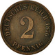 Monnaie, GERMANY - EMPIRE, Wilhelm I, 2 Pfennig, 1876, Berlin, TTB, Cuivre, KM:2 - 2 Pfennig