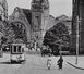 METZ - HAUPTPOSTE UND BAHNHOF - TRAMWAY - PLI ANGLE BAS A GAUCHE - CPA NON VOYAGEE - Metz