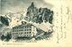 Cpa Précurseur 1899 CHAMONIX MONT BLANC 74 Le Montanvert Et L' Aiguille Du Dru ( Hôtel Du Montenvers ) - Paire 5c IIB - Chamonix-Mont-Blanc