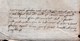 Delcampe - 1602 Letter "To The Right Worshipful Sir Edward Crobye, Knight, This Be Delivered" From "Francis Bayllye". Ref 0361 - Other & Unclassified