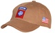 Casquette Beige AIRBORNE 82 Nd ALL AMERICAN Paratrooper JEEP CAP US VO - Headpieces, Headdresses