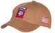 Casquette Beige AIRBORNE 82 Nd ALL AMERICAN Paratrooper JEEP CAP US VO - Cascos