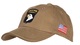 Casquette Beige AIRBORNE 101st SCREAMING EAGLES JEEP CAP US VO MILITARIA US PARA - Casques & Coiffures