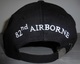 Casquette Noire AIRBORNE 82 Nd ALL AMERICAN Paratrooper JEEP CAP US VO - Casques & Coiffures