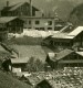 Suisse Mürren Panorama Monch Et Eiger Ancienne Stereo Photo 1900 - Stereoscopic