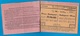 Billet Ticket Titre De Transport AUTOBUS 1937 WIEN-BUDAPEST - Autres & Non Classés