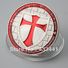 Knights Templar Red  Cross / Masonic Coin .999 Silver - Other & Unclassified