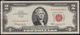 USD 1963 RED SEAL $2. UNITED STATES NOTE. LN A CRISP HIGH GRADE.. - United States Notes (1928-1953)