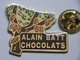 Pin's - Alimentation - Chocolat - Arbre à Fèves De CACAO - Cacaoyer - Chocolats Alain BATT - Food