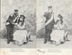 Série Complète De 6 Cartes: Fédor La Patriote 1904 - Couple Avec Militaire Russe - Couples