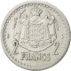 Monnaie, Monaco, 2 Francs, Undated (1943), TTB+, Aluminium, Gadoury:MC 133 - 1922-1949 Louis II