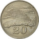 Monnaie, Zimbabwe, 20 Cents, 1980, TTB, Copper-nickel, KM:4 - Zimbabwe