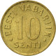Monnaie, Estonia, 10 Senti, 1992, No Mint, TTB+, Aluminum-Bronze, KM:22 - Estonia